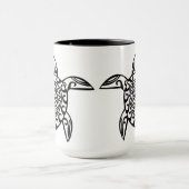 Soul Turtle - Hand getekend ontwerp dat belichaamt Mok (Midden)