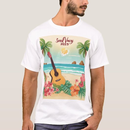 Soul Vacay 2025 Unisex Logo T-shirt (Voorkant)