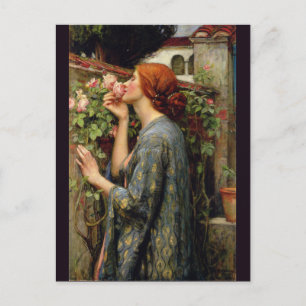 Soul van het Roos van John William Waterhouse Briefkaart