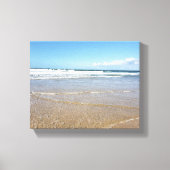 Soulac Sur Mer Beach | Kustkust in Frankrijk Canvas Afdruk (Voorkant)