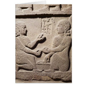 Soulagement dépeignant le fils du Roi Araras