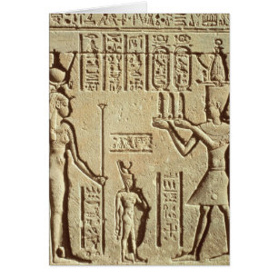 Soulagement dépeignant un pharaon