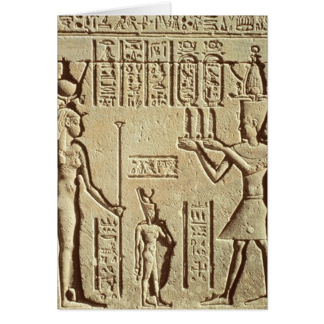 Soulagement dépeignant un pharaon (Devant)