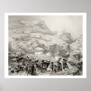 Soulak Pass at Akhati, Dagestan, bord 61, van b Poster