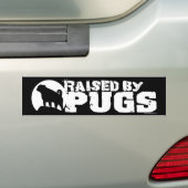 SOULEVÉ PAR CARLINS autocollant pare-chocs noir (En voiture)