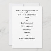 Soulevez votre invitation en verre de partie de (Dos)