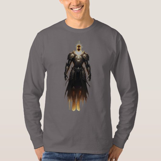 Soulflame Knight Dark Fantasy T-shirt (Voorkant)