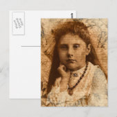 Soulful Eyes Digital Art Briefkaart (Voorkant / Achterkant)