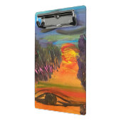 Soulful Horizon Hand Painted Design  Mini Klembord (Angled2)