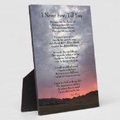 Soulmate California Sunset Photo Plaque Fotoplaat (Zijkant)