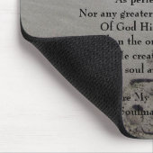 Soulmate Footprint Mousepad met gedicht Muismat (Hoek)