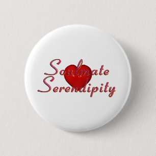 Soulmate Serendipiteit Buttonnen Ronde Button 5,7 Cm