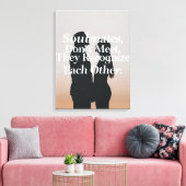 Soulmates Inspirerend liefde Quote Print (Insitu (Woonkamer))