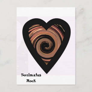 ("Soulmates Rock"* Briefkaart