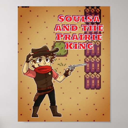 Soulsa en het Prarie King Poster (Matte) (Voorkant)