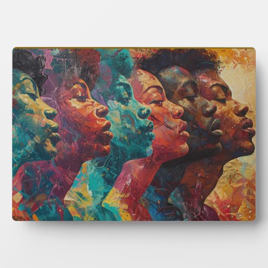 soulvolle transformatie fotoplaat (voorkant)