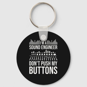 Sound Audio Engineer Music Producer Sleutelhanger
