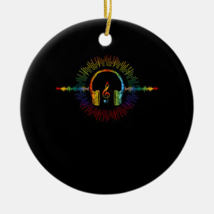 Sound Engineer Audio Wave Audio Engineer Music Lov Keramisch Ornament
