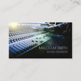 Sound Engineer Sound MiXing Console Visitekaartje