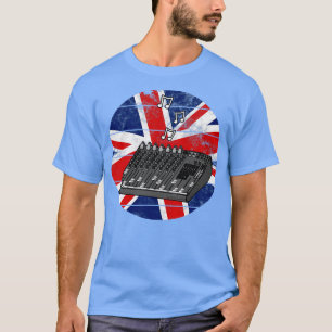 Sound Engineer UK Vlag Britse muzikant T-shirt