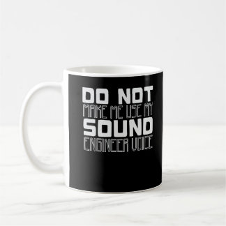 Sound Engineer Voice Joke audiotechnicus Koffiemok