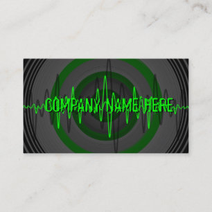 Sound Green Dark "Company Name"-visitekaartje Visitekaartje