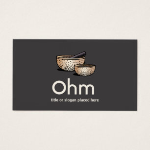 Sound Healing Tibetian Singing Bowls Visitekaartje