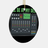 Sound Mixer Audio Engineer Mixer Board Keramisch Ornament (Rechts)