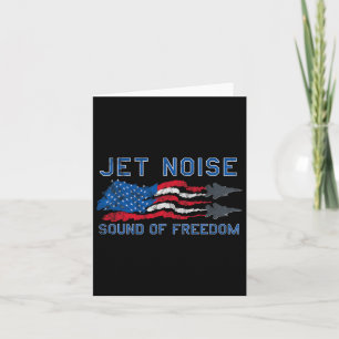Sound of Freedom Jet Noise American US Flag Kaart