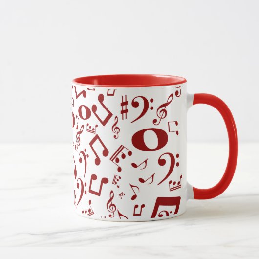 Sound Pattern Red Notes Mok (Rechts)