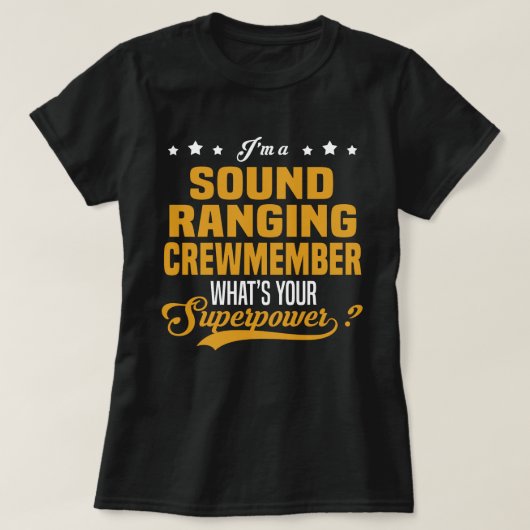 Sound Ranging Crewmember T-shirt (Design voorkant)