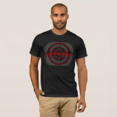 Sound Red Dark T-shirt zwart (Voorkant volledig)