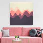 Sound Sketch 01 Canvas Afdruk (Insitu (Woonkamer))