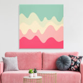 Sound Sketch 04 Canvas Afdruk (Insitu (Woonkamer))