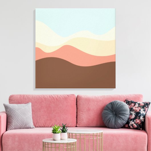 Sound Sketch 07 Canvas Afdruk (Insitu (Woonkamer))