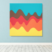 Sound Sketch 08 Canvas Afdruk (Insitu (Houten vloer))