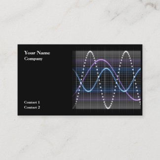 Sound Wave Design 01 - cartes de visite