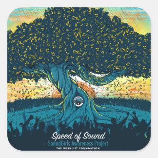 SoundGirls Awareness Project: Vierkante stickers (