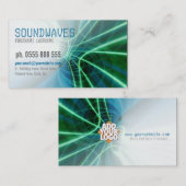 SOUNDWAVES Scifi Carte de visite (Devant / Derrière)