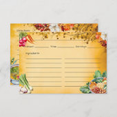 Soup du jour Recept Kaart (Voorkant / Achterkant)