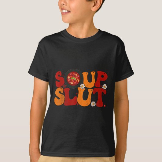 Soup Groovy Thanksgiving Christmas Sarcastic Sayin T-shirt (Voorkant)