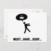 Soup Lover Briefkaart (Voorkant / Achterkant)