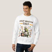  Soup Master Chef Funny Frog T-shirt Sweatshirt T (Devant entier)
