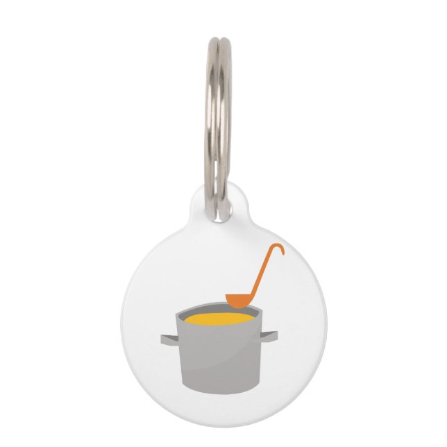 Soup Pot Huisdierpenning (Voorkant)