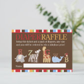 Soupe Alphabet ABC Baby shower Déchets Carte Raffi (Debout devant)