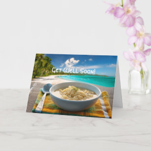 Soupe aux nouilles de poulet Obtenez une carte de 
