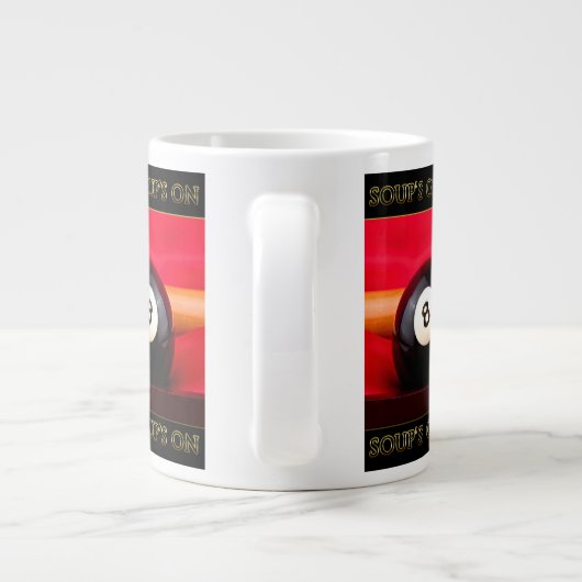 SOUPE BILLIARDS/POOL SUR JUMBO MUG (Dos)