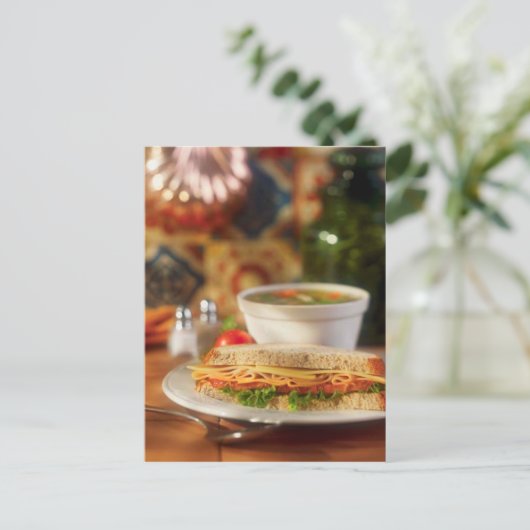 SOUPE CARTE POSTALE ET DÉJEUNER SANDWICH (Debout devant)