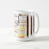 Soupe d'automne (marron) Mug (Devant droit)
