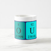 Soupe de table périodique mot tasse (Centre)